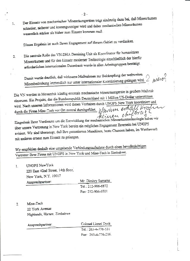 Scan Dokument 11 Auswärtiges Amt vom 09.01.1997 Seite 2
