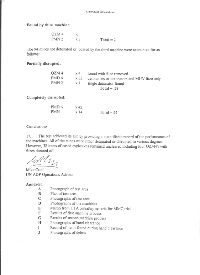 5. Page of Final Report